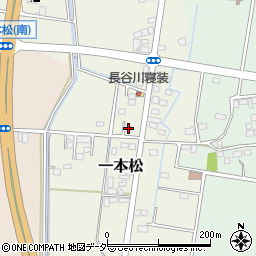 茨城県筑西市一本松144周辺の地図