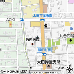 栃木銀行太田支店周辺の地図