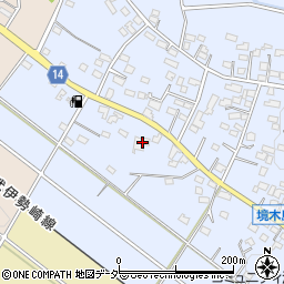 群馬県伊勢崎市境木島254-1周辺の地図