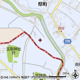 栃木県足利市県町1600-2周辺の地図