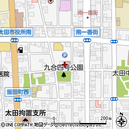 群馬労働局公共職業安定所　ハローワーク太田周辺の地図