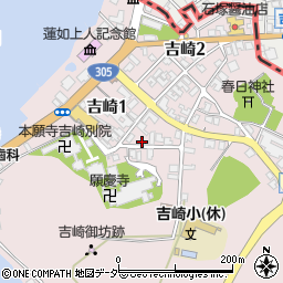 福井県あわら市吉崎1丁目720周辺の地図