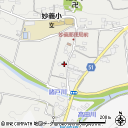 群馬県富岡市妙義町諸戸109周辺の地図