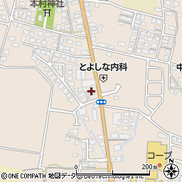 長野県安曇野市豊科本村1825周辺の地図
