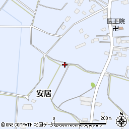 茨城県笠間市安居2440周辺の地図