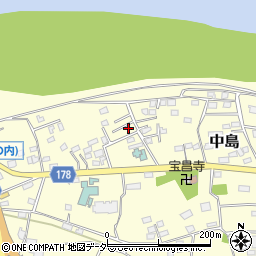 群馬県藤岡市中島584-14周辺の地図
