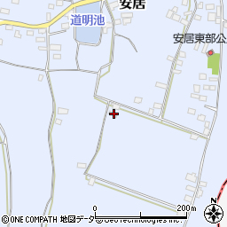 茨城県笠間市安居1212周辺の地図