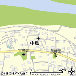 群馬県藤岡市中島83-2周辺の地図