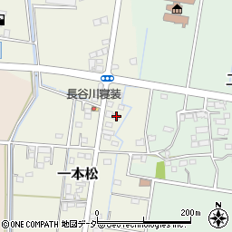 茨城県筑西市一本松160周辺の地図