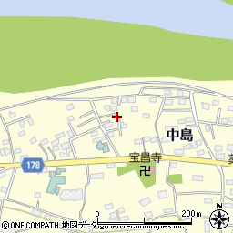 群馬県藤岡市中島70周辺の地図