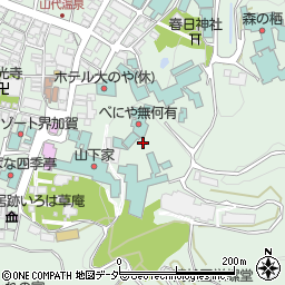 石川県加賀市山代温泉周辺の地図