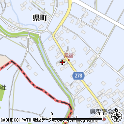 栃木県足利市県町1466-5周辺の地図