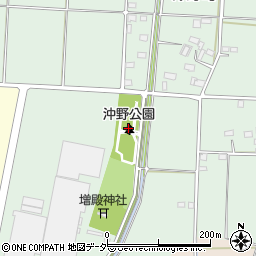 沖野公園周辺の地図