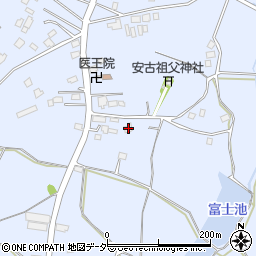 茨城県笠間市安居2079周辺の地図