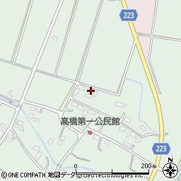 栃木県佐野市高橋町364周辺の地図
