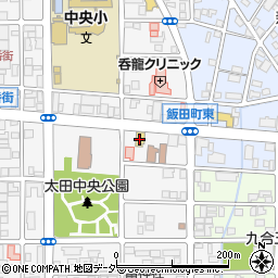 味の民芸太田店周辺の地図