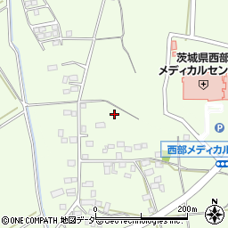 茨城県筑西市大塚周辺の地図