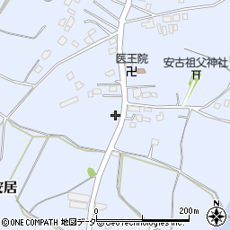 茨城県笠間市安居2086周辺の地図