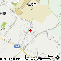 茨城県茨城町（東茨城郡）谷田部周辺の地図