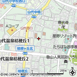 石川県加賀市山代温泉ヨ周辺の地図