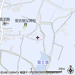 茨城県笠間市安居1712周辺の地図