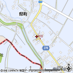栃木県足利市県町1467-1周辺の地図