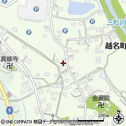 栃木県佐野市越名町1143-1周辺の地図