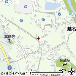 栃木県佐野市越名町1146周辺の地図