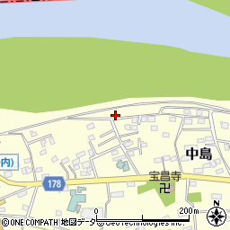 群馬県藤岡市中島722-3周辺の地図