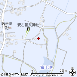 茨城県笠間市安居1716周辺の地図