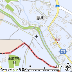 栃木県足利市県町1577-3周辺の地図