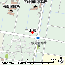 セブンイレブン筑西鎌田店周辺の地図