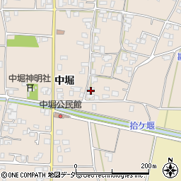 長野県安曇野市堀金烏川3672周辺の地図
