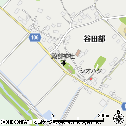 殿部神社周辺の地図