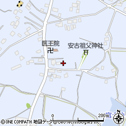 茨城県笠間市安居2061周辺の地図