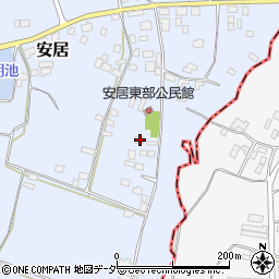 茨城県笠間市安居1167周辺の地図