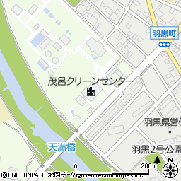 伊勢崎市役所　茂呂クリーンセンター周辺の地図