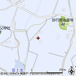 茨城県笠間市安居1696周辺の地図