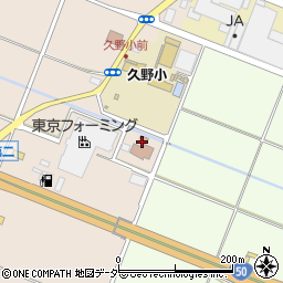 久野公民館周辺の地図
