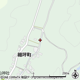 石川県加賀市細坪町ヘ周辺の地図