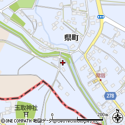 栃木県足利市県町1575周辺の地図