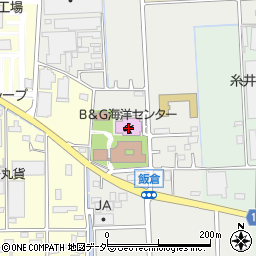 玉村町Ｂ＆Ｇ海洋センター周辺の地図