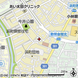 群馬県太田市浜町64-25周辺の地図