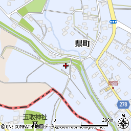 栃木県足利市県町1645周辺の地図