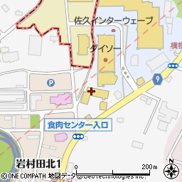 自遊空間 佐久店周辺の地図