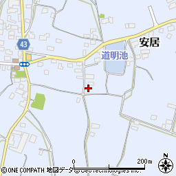 茨城県笠間市安居1251周辺の地図