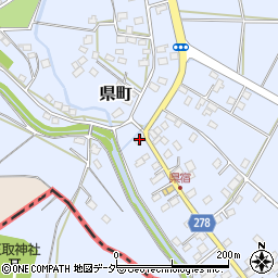 栃木県足利市県町1473-1周辺の地図