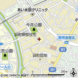 群馬県太田市浜町64-11周辺の地図