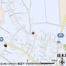群馬県伊勢崎市境木島周辺の地図