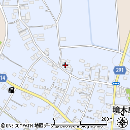 群馬県伊勢崎市境木島周辺の地図